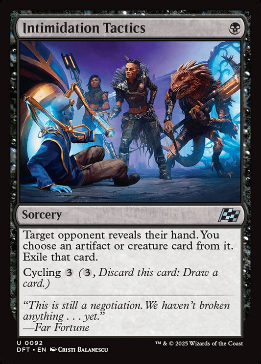 Intimidation Tactics - DFT-092-F-STD