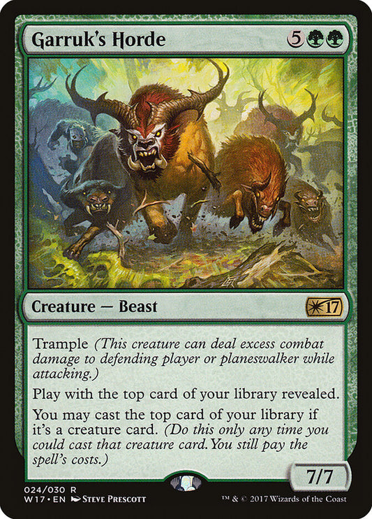 Garruk's Horde - carta Magic The Gathering