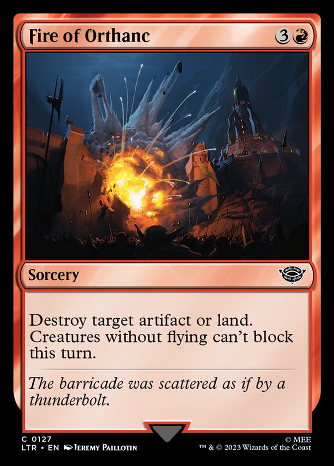 Fire of Orthanc - carta Magic The Gathering
