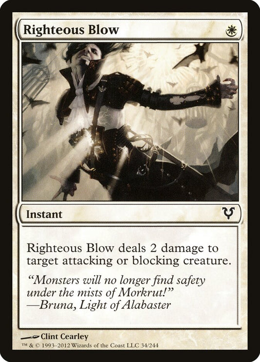 Righteous Blow - carta Magic The Gathering