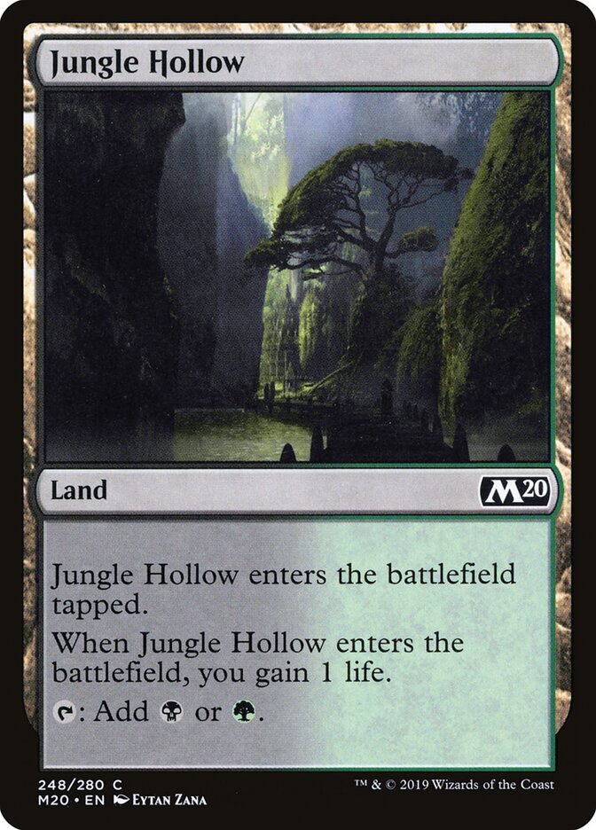 Jungle Hollow - carta Magic The Gathering