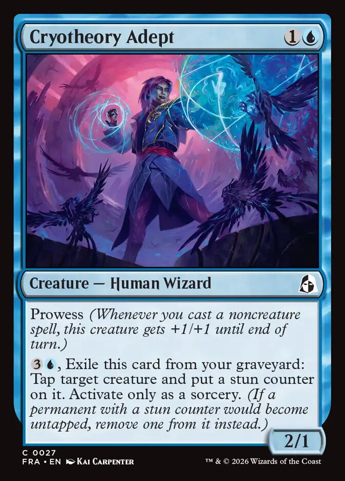 Cryotheory Adept - carta Magic The Gathering