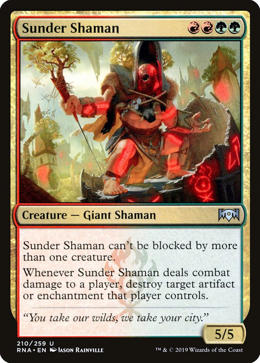 Sunder Shaman - carta Magic The Gathering