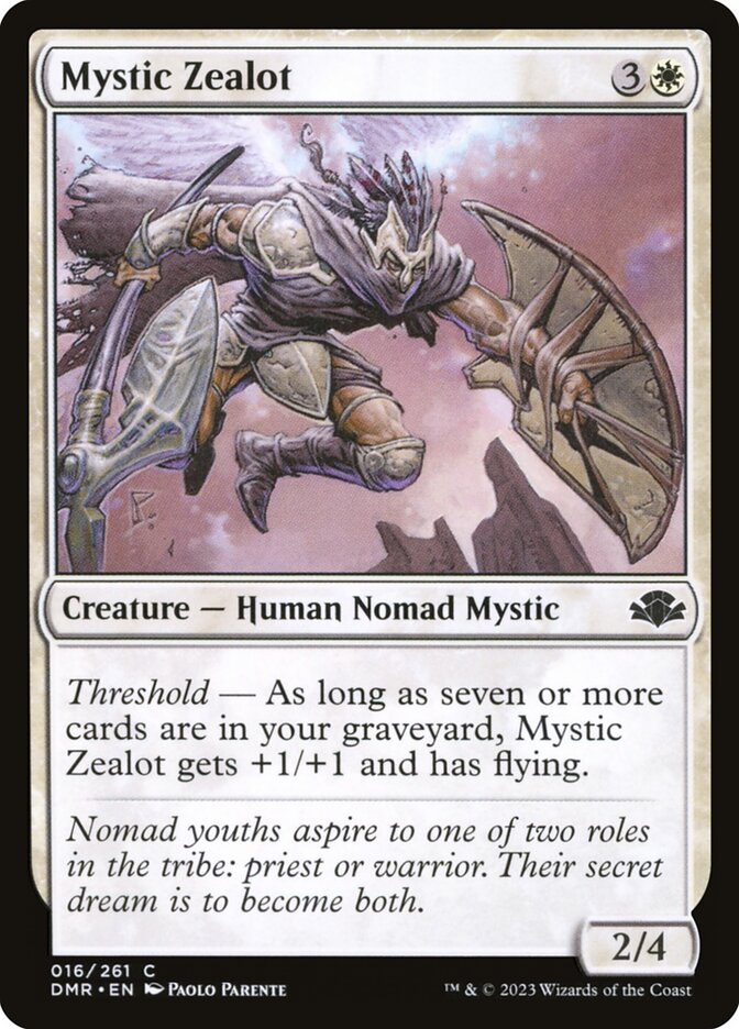 Mystic Zealot - DMR-016-NF-STD