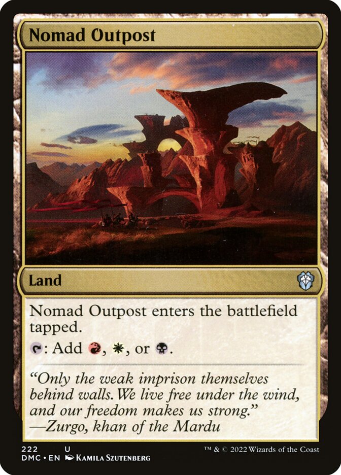 Nomad Outpost - carta Magic The Gathering