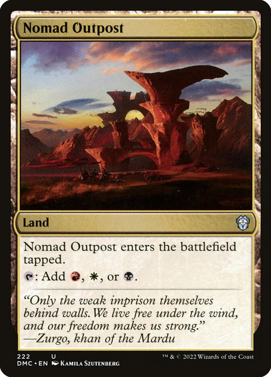 Nomad Outpost - carta Magic The Gathering