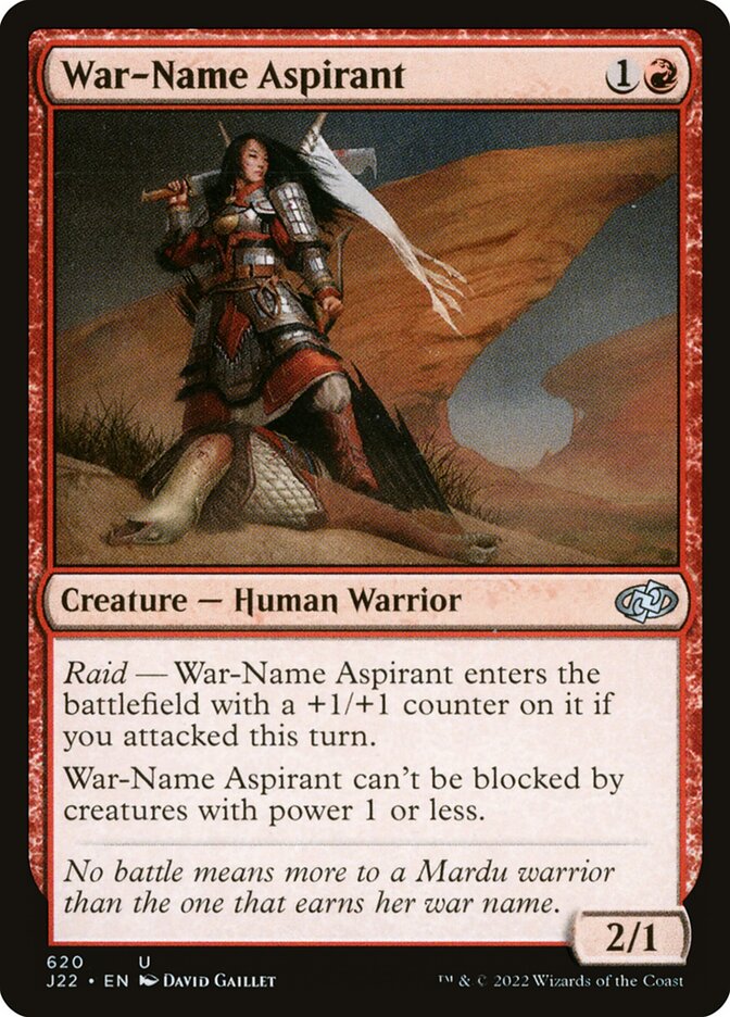 War-Name Aspirant - carta Magic The Gathering
