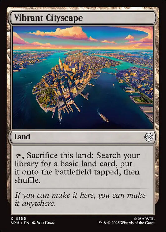 Vibrant Cityscape - SPM-188-NF-UNI