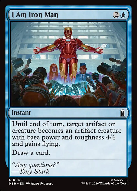 I Am Iron Man - carta Magic The Gathering