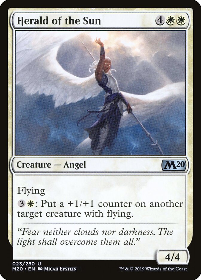 Herald of the Sun - carta Magic The Gathering