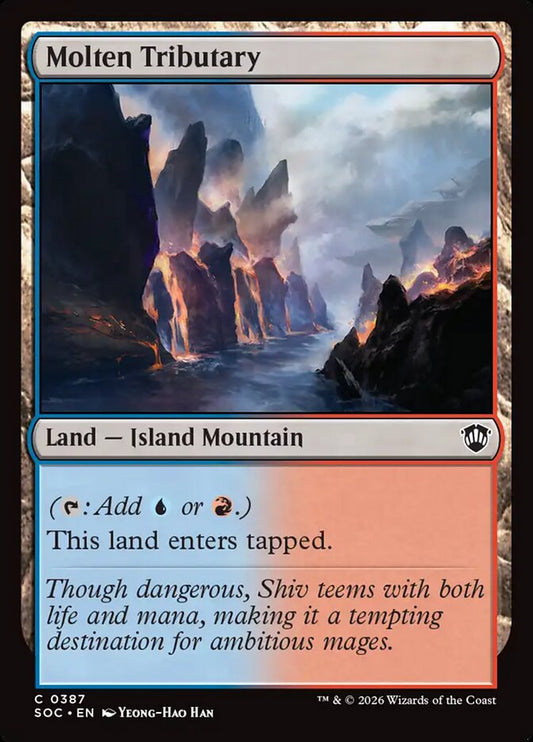 Molten Tributary - carta Magic The Gathering