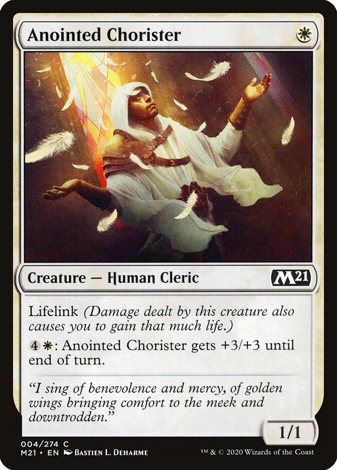 Anointed Chorister - carta Magic The Gathering