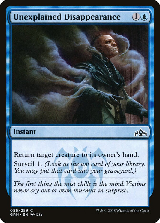 Unexplained Disappearance - carta Magic The Gathering