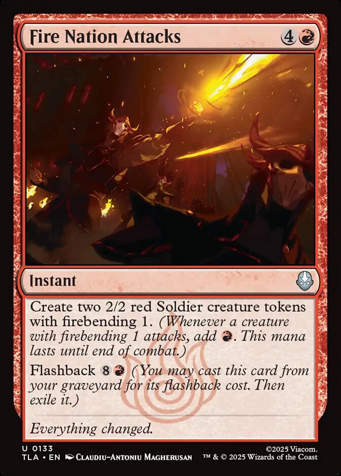 Fire Nation Attacks - carta Magic The Gathering