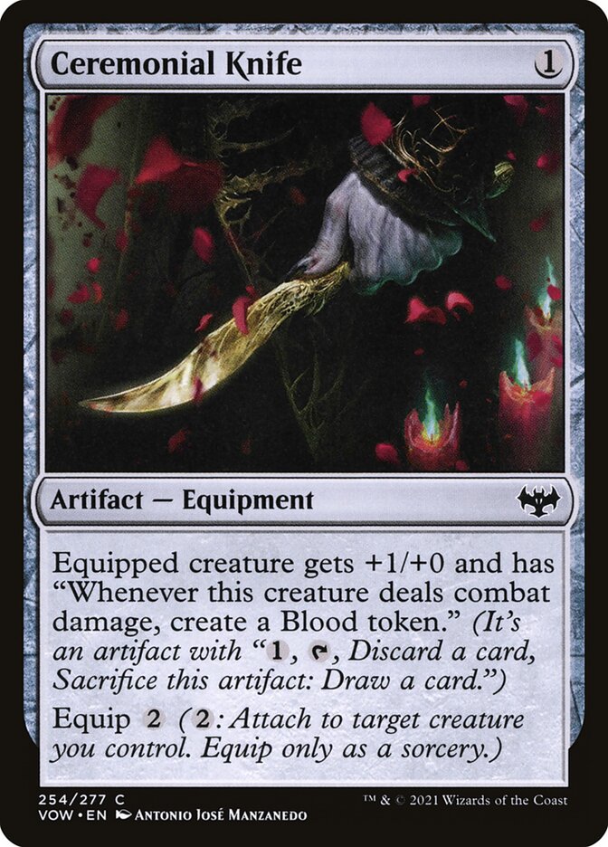 Ceremonial Knife - carta Magic The Gathering
