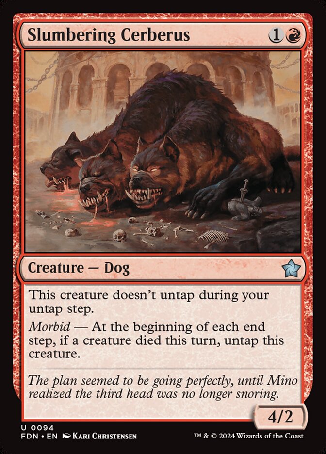 Slumbering Cerberus - FDN-094-NF-STD
