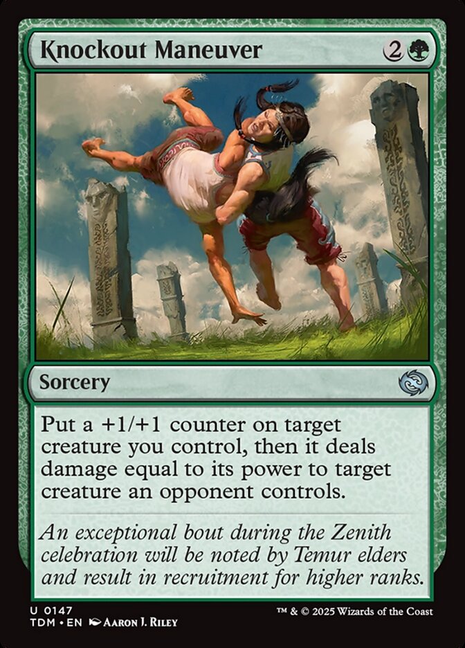 Knockout Maneuver - carta Magic The Gathering