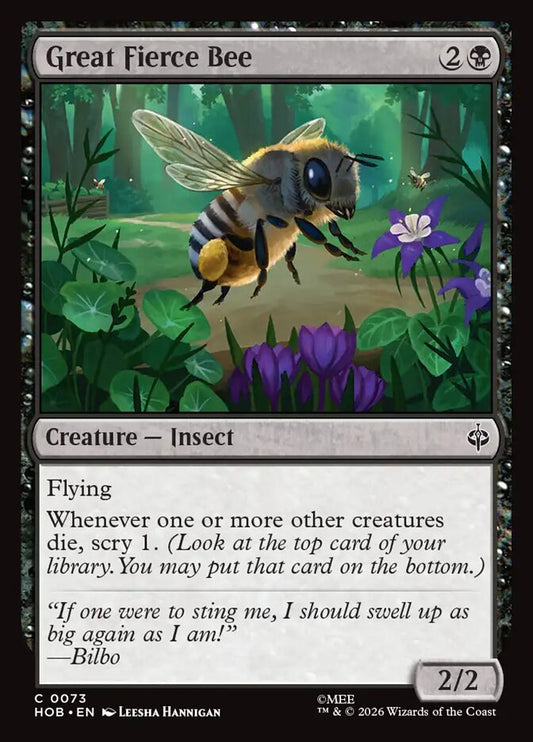 Great Fierce Bee - carta Magic The Gathering