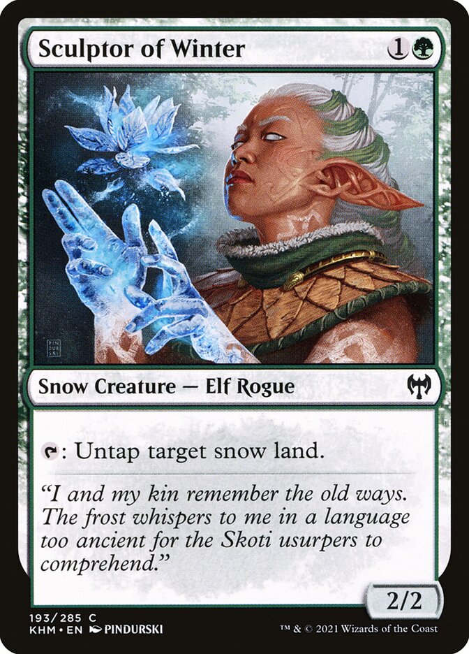 Sculptor of Winter - carta Magic The Gathering