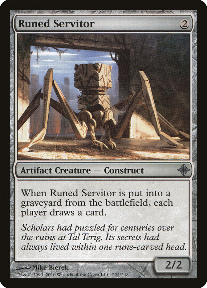 Runed Servitor - carta Magic The Gathering