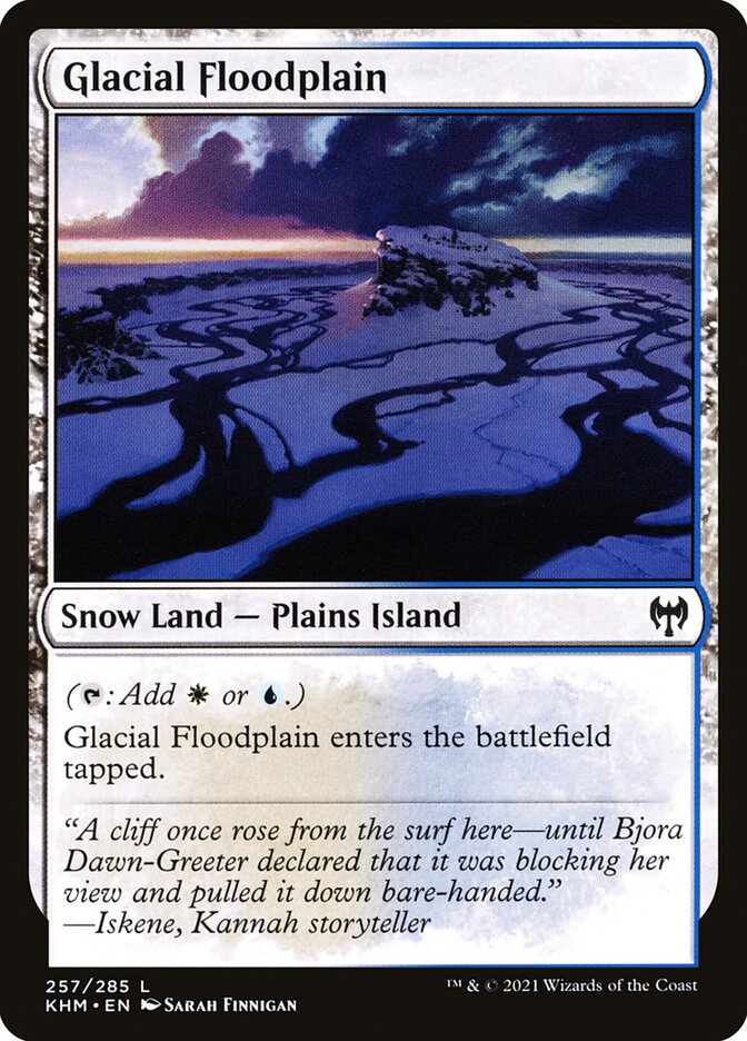 Glacial Floodplain - carta Magic The Gathering
