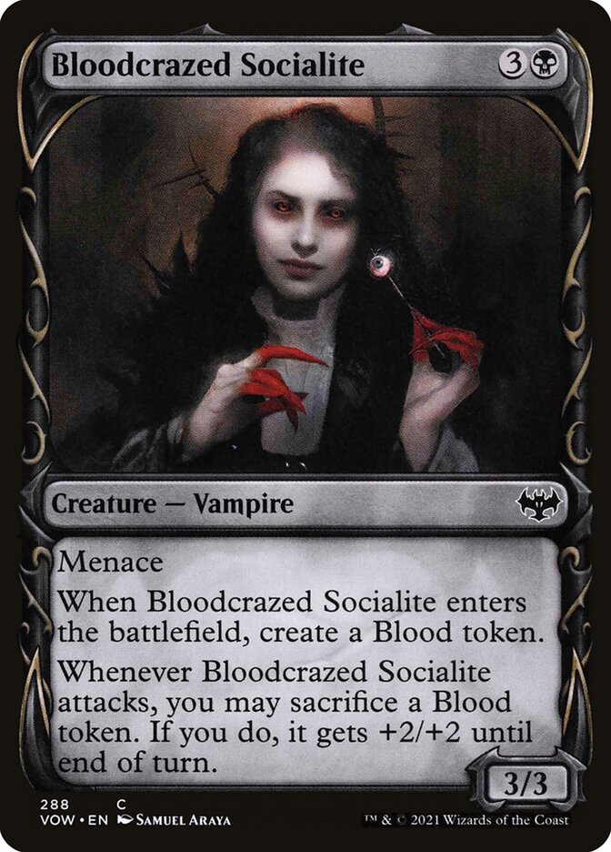 Bloodcrazed Socialite - carta Magic The Gathering