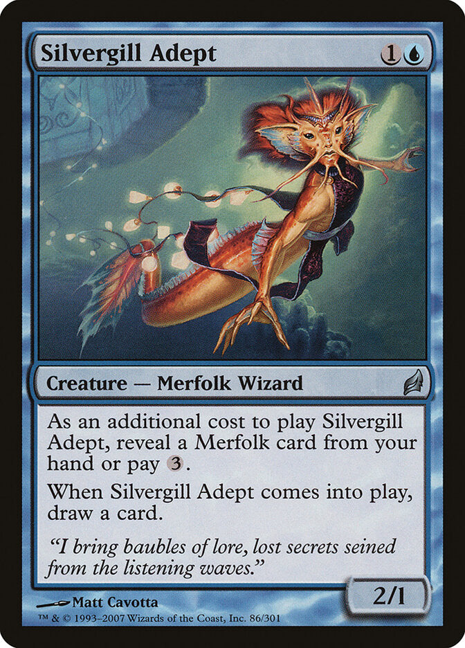 Silvergill Adept - carta Magic The Gathering