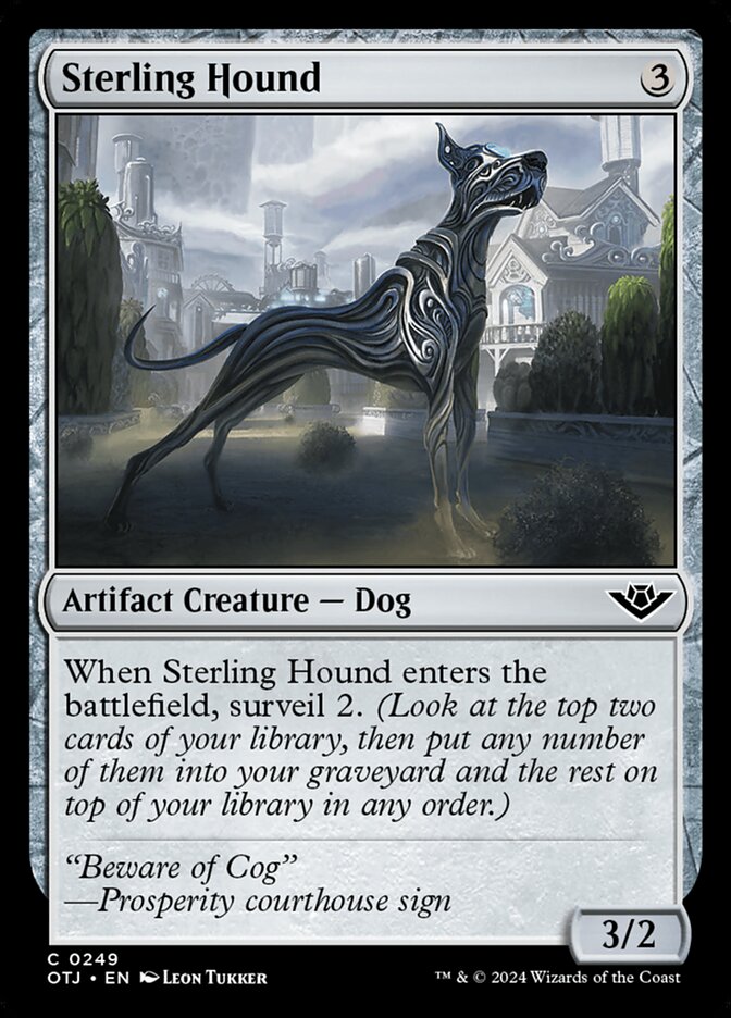 Sterling Hound - carta Magic The Gathering
