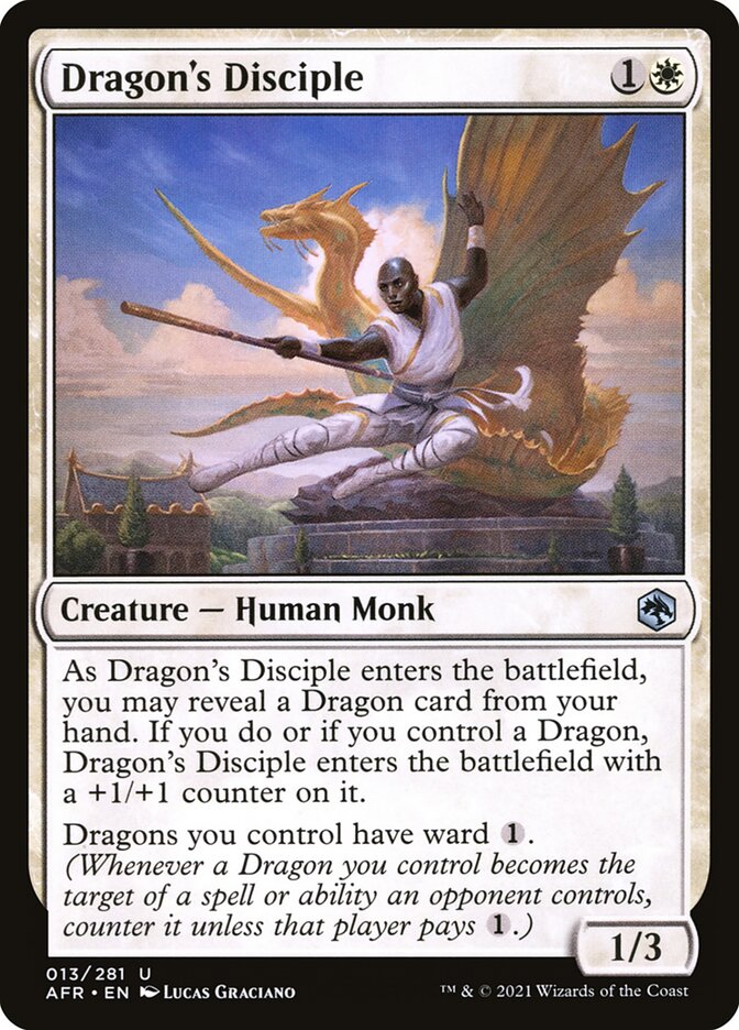 Dragon's Disciple - carta Magic The Gathering