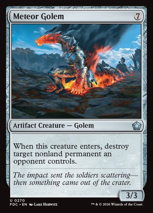 Meteor Golem - carta Magic The Gathering