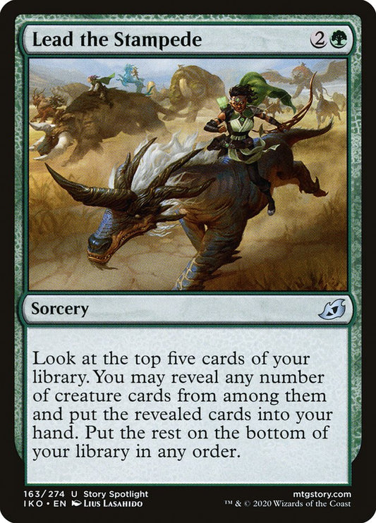 Lead the Stampede - carta Magic The Gathering