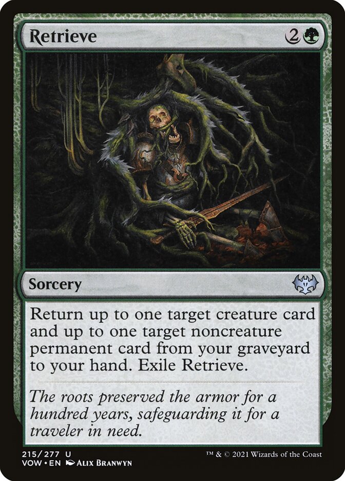 Retrieve - carta Magic The Gathering
