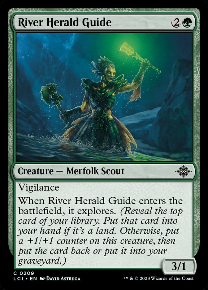 River Herald Guide - carta Magic The Gathering