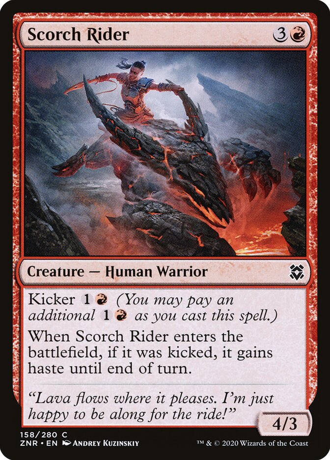 Scorch Rider - carta Magic The Gathering