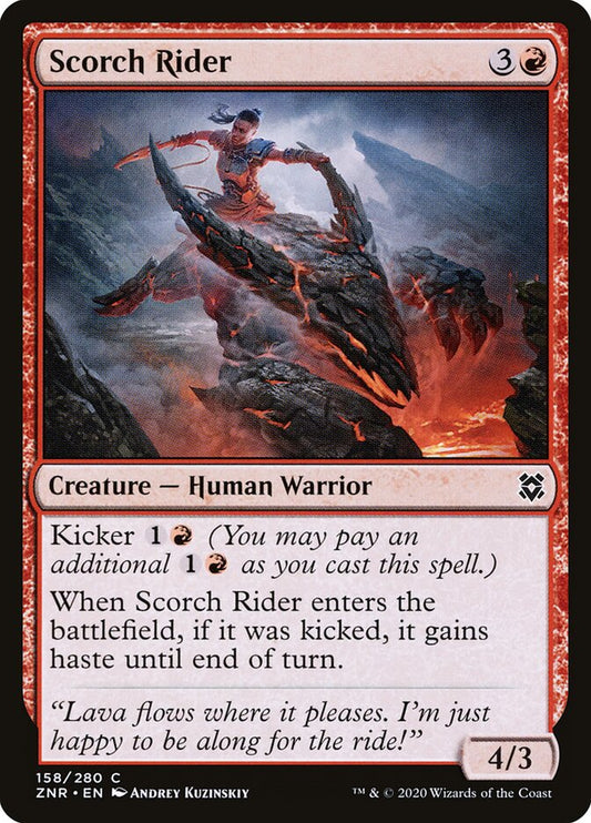 Scorch Rider - carta Magic The Gathering