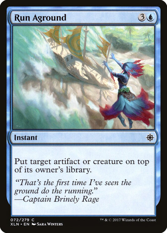 Run Aground - carta Magic The Gathering