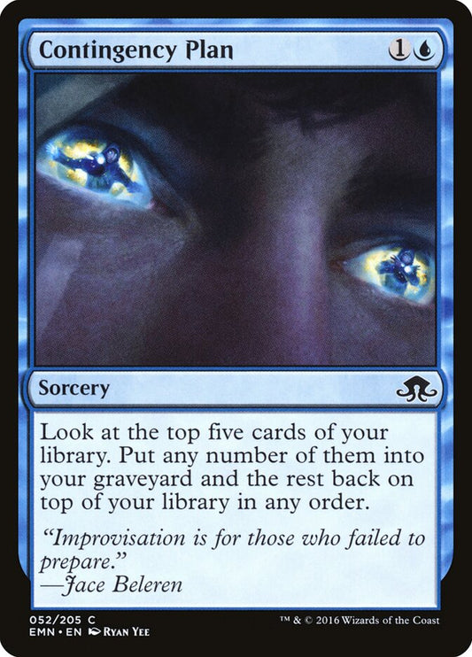 Contingency Plan - carta Magic The Gathering