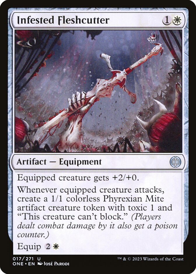 Infested Fleshcutter - carta Magic The Gathering