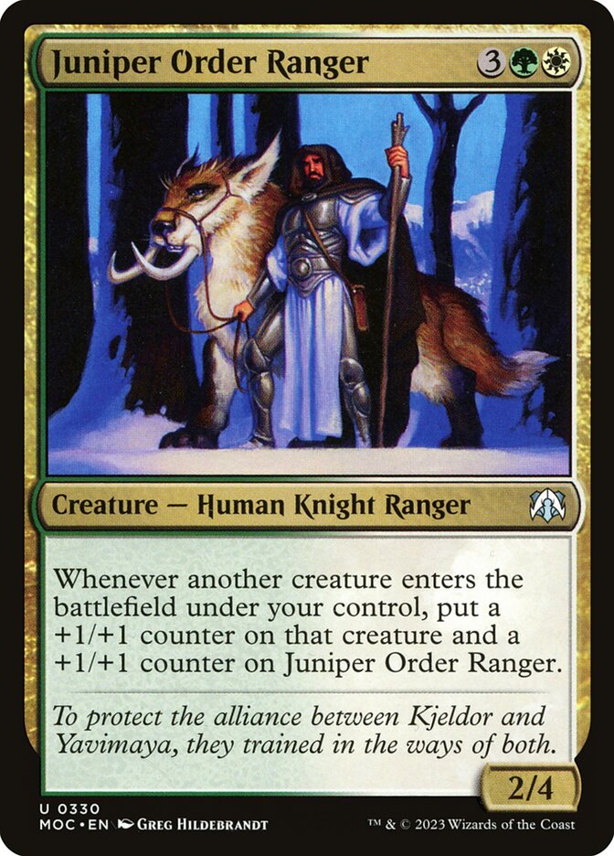 Juniper Order Ranger - carta Magic The Gathering