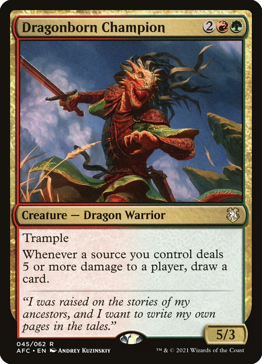 Dragonborn Champion - AFC-045-NF-STD