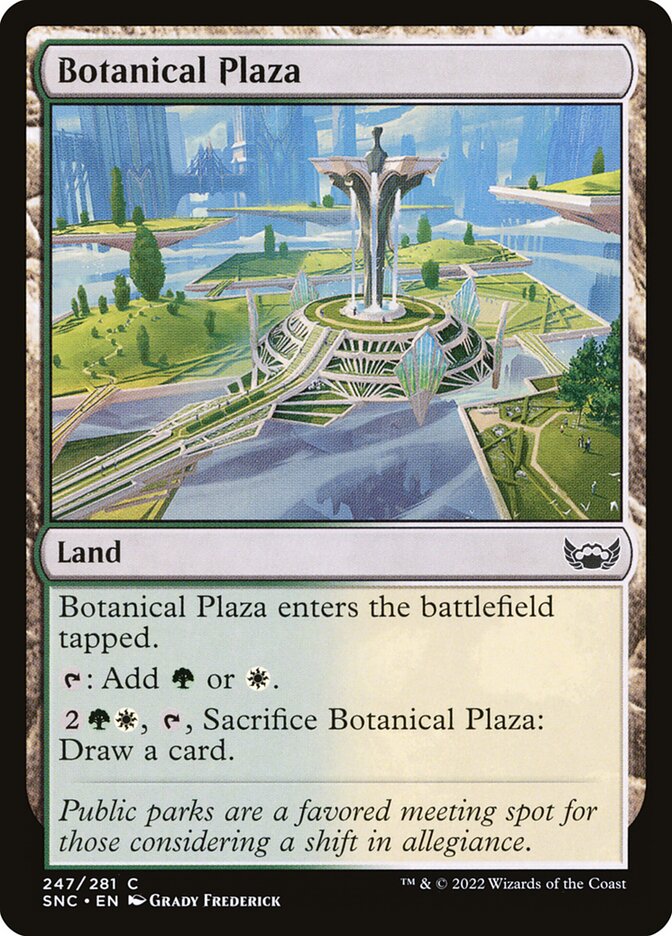 Botanical Plaza - carta Magic The Gathering