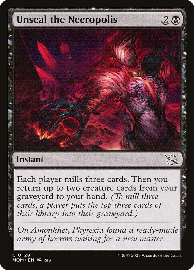 Unseal the Necropolis - carta Magic The Gathering