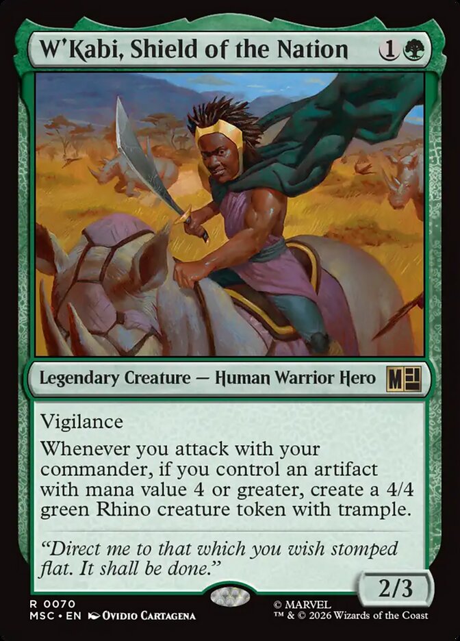W'Kabi, Shield of the Nation - carta Magic The Gathering