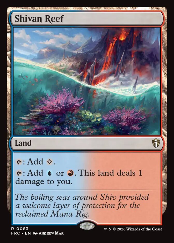 Shivan Reef - carta Magic The Gathering