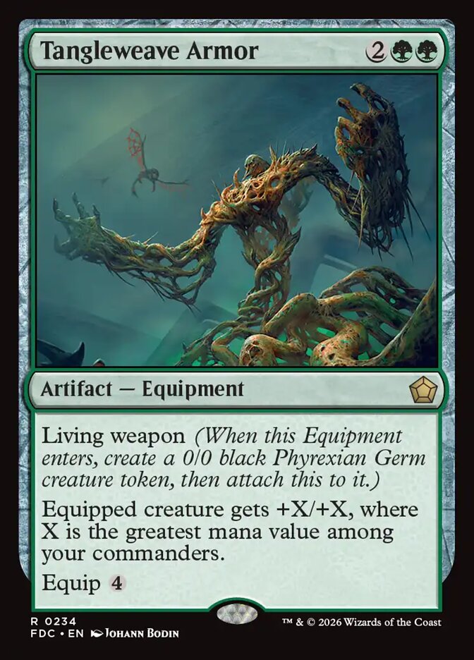 Tangleweave Armor - carta Magic The Gathering