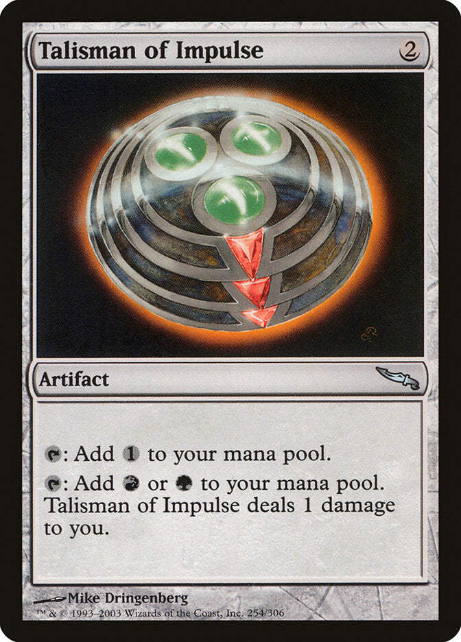 Talisman of Impulse - carta Magic The Gathering