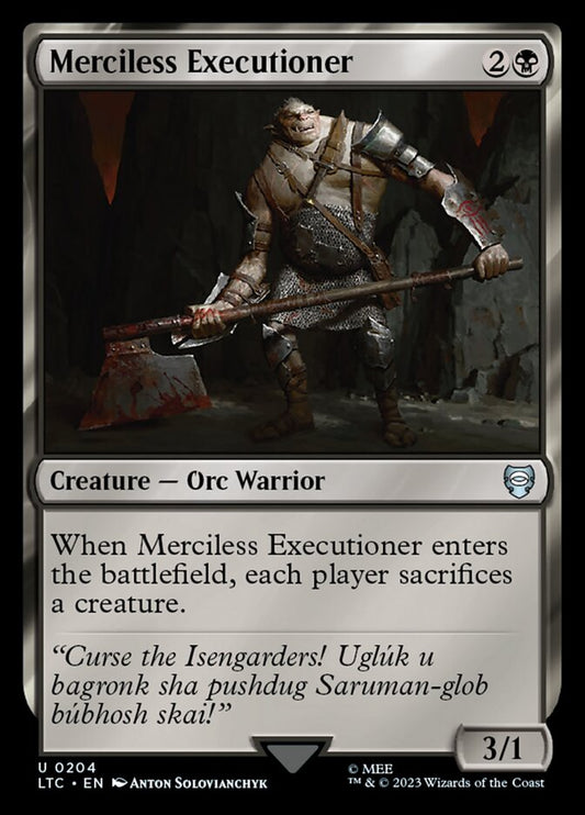 Merciless Executioner - carta Magic The Gathering