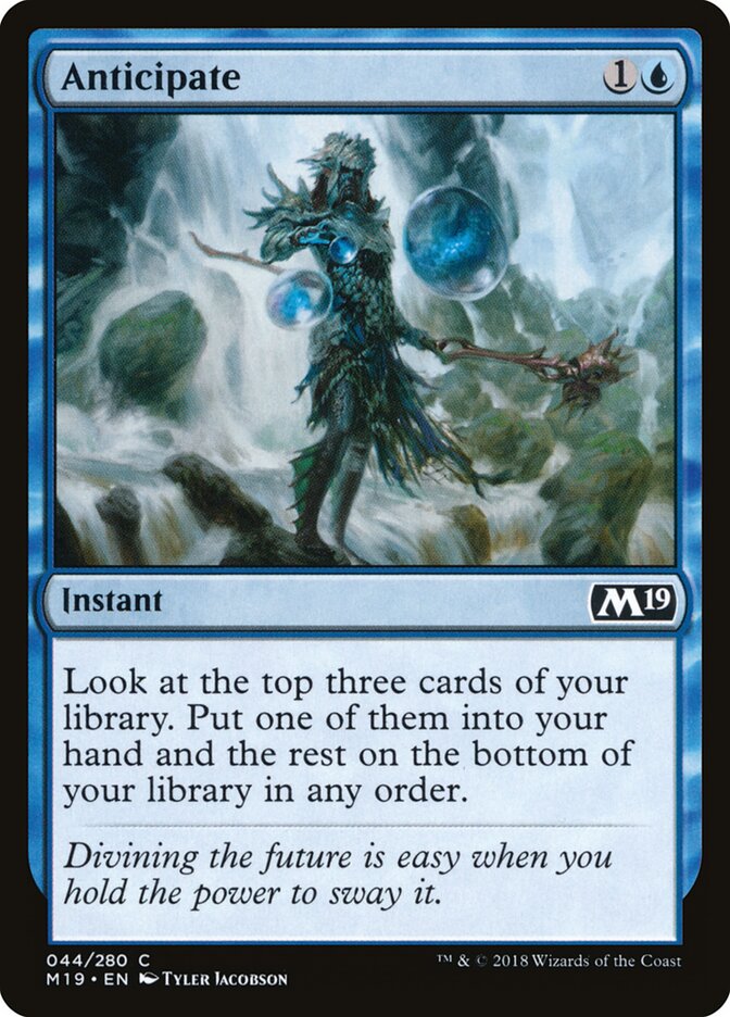 Anticipate - carta Magic The Gathering