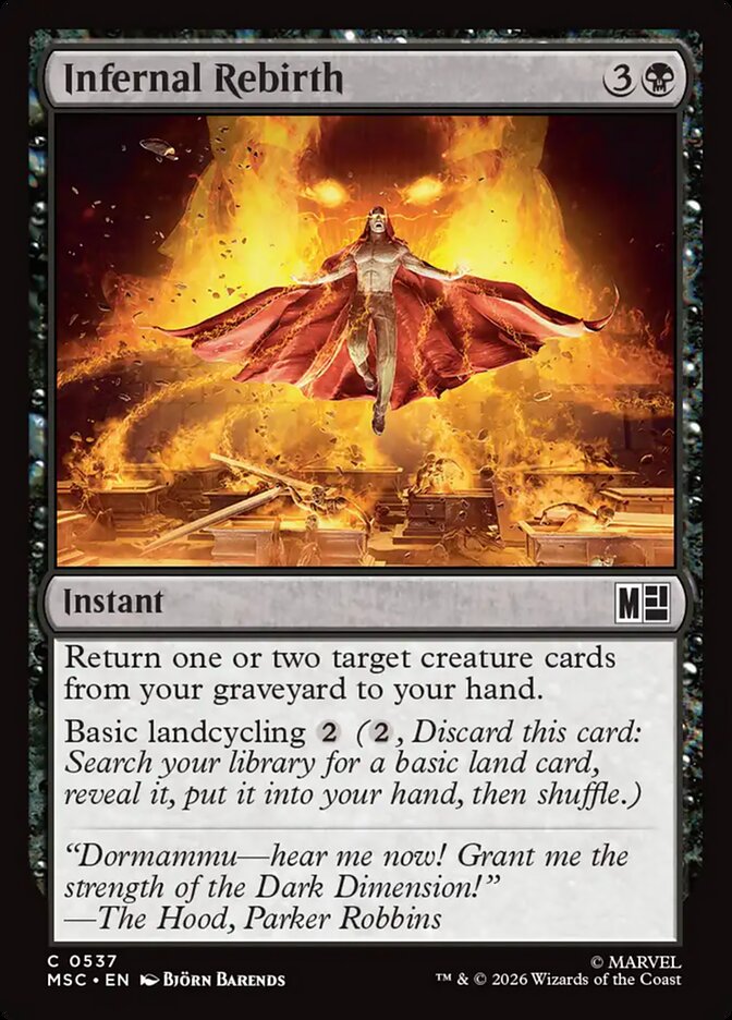 Infernal Rebirth - carta Magic The Gathering