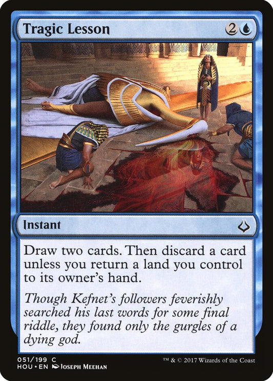 Tragic Lesson - carta Magic The Gathering